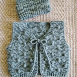 Baby Cakes Blake Vest and Hat Pattern 8 ply