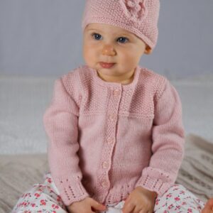 Baby Cakes Abigail Cardi and Hat 4ply