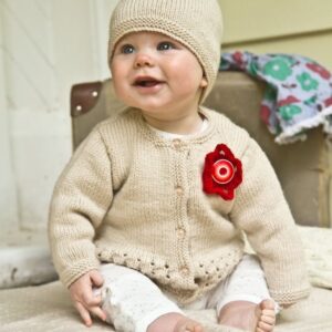 Baby Cakes Indiana Cardi and Hat 8ply