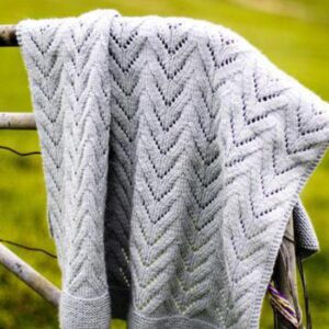 Baby Cakes Twisty Lace Blanket 8 ply