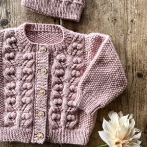 Baby Cakes Dahlia Cardi and Hat