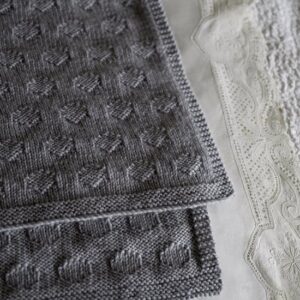 Baby Cakes Polka Dot Blanket 8 ply