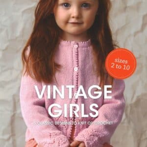 TAYC Patons Vintage Girls Pattern Book - 5 Designs to Knit or Crochet