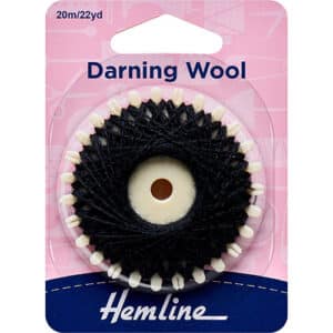 Darning Wool Black