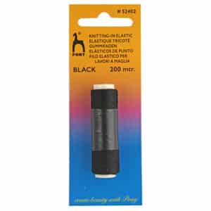 Pony Knitting Elastic - Black