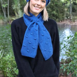 Lothlorian Possum Bobble Scarf - Lagoon