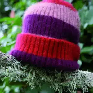 Lothlorian Childs Striped Beanie - Red