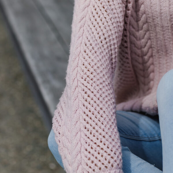Purl Foundry Cable Mesh Sweater - Image 2