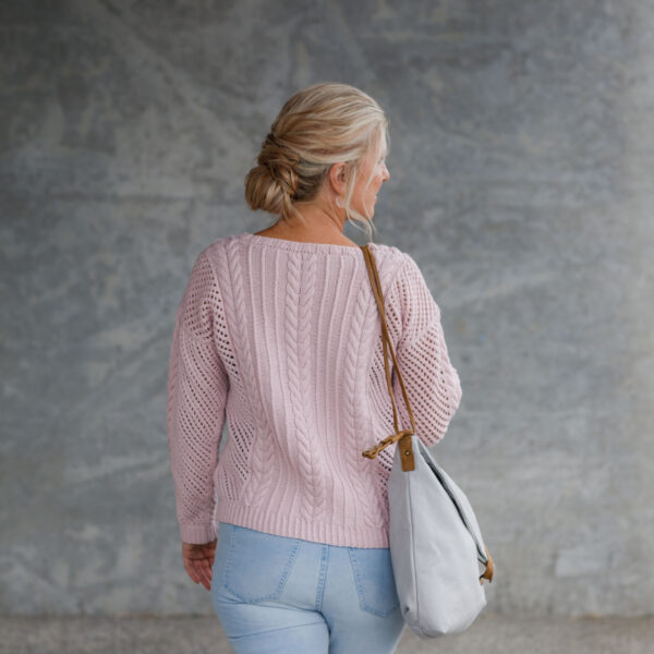 Purl Foundry Cable Mesh Sweater - Image 5