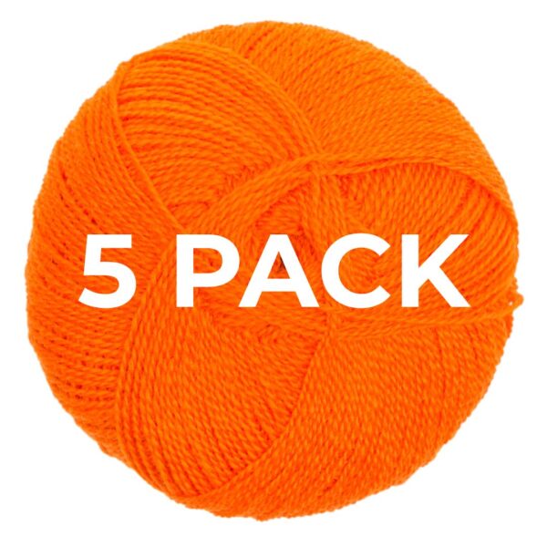 Cozy 4ply Orange 5pk