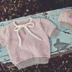 Baby Cakes Hettie Sweater and Hat 4ply
