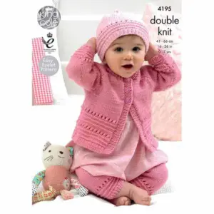 King Cole 8ply Coat, Hat & Leggings