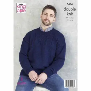 King Cole 8ply Mens Sweaters
