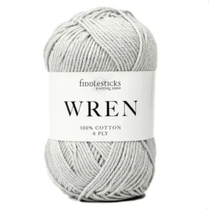Wren Cotton 8ply - Silver