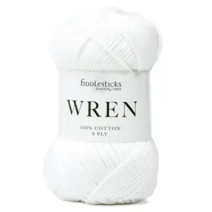 Wren Cotton 8ply - White
