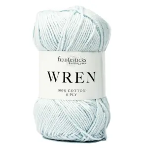 Wren Cotton 8ply - Ice Blue